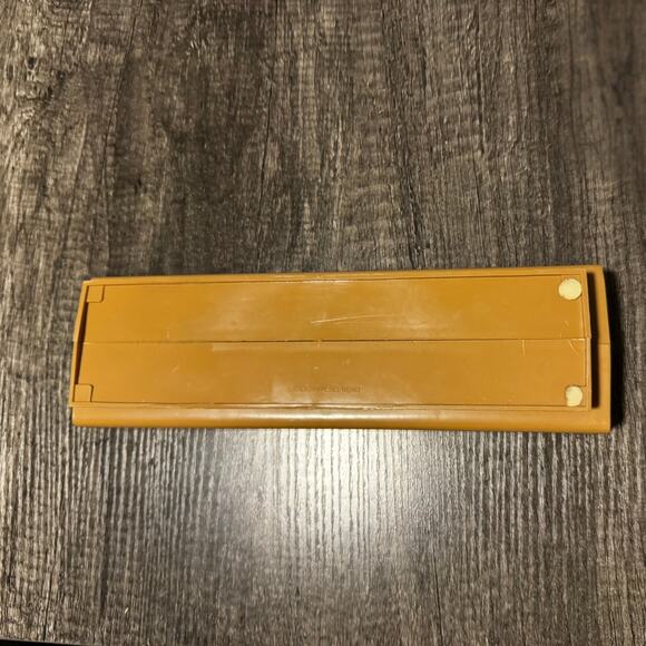 Vintage 1970s Mustard Yellow Plastic Organizer with Lid - Picture 5 of 8